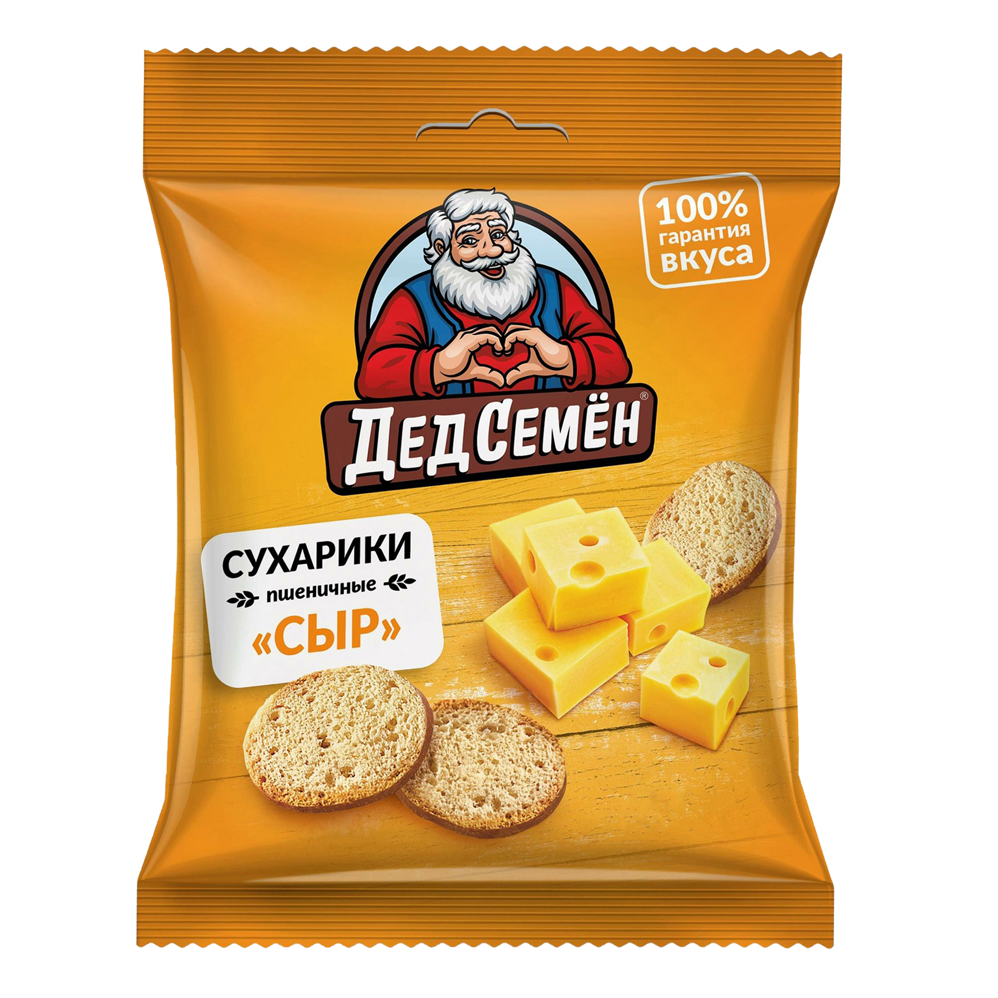 

Сухарики пшеничные Дед Семен сыр 60 г