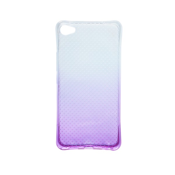 фото Tpu чехол gradient color для meizu u20 (с усиленными углами) (фиолетовый) epik