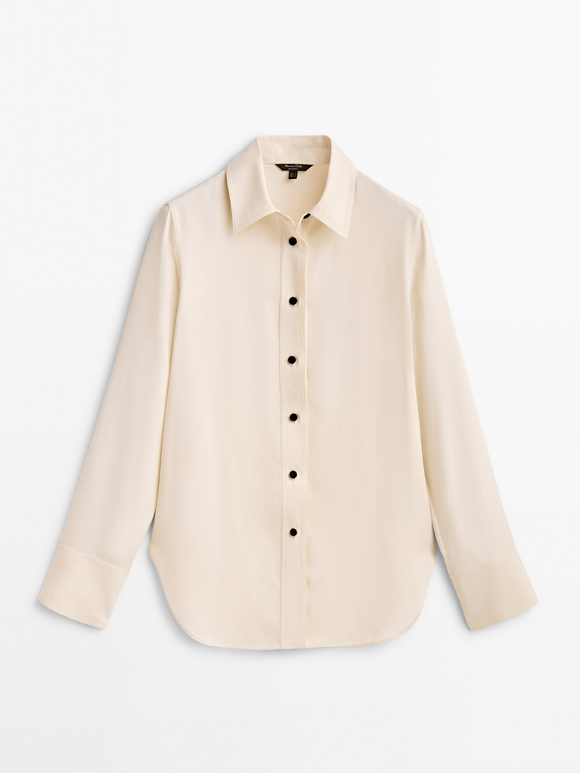 

Рубашка женская Massimo Dutti 05197520726 желтая XS, 05197520726
