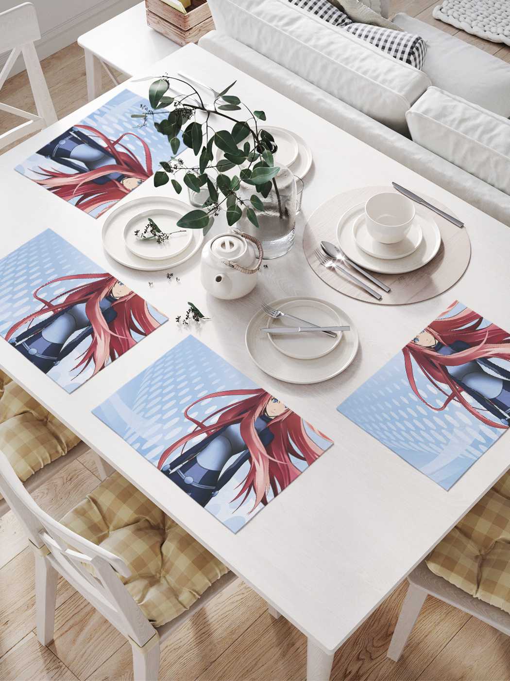 

Сервировочные селфетки JoyArty "Стильный шпион" (32х46 см, 4 шт.), Фиолетовый