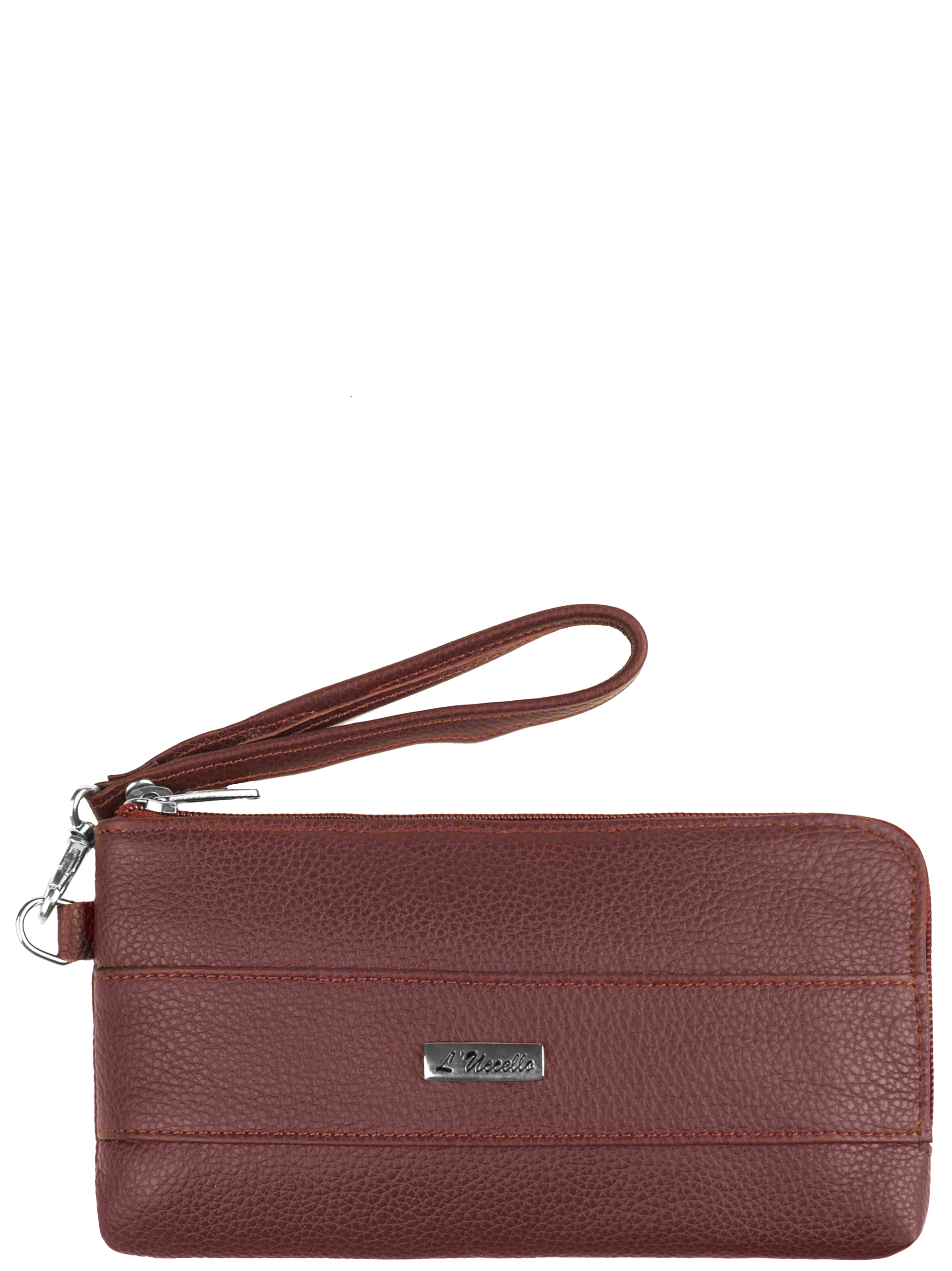 Комплект (кошелек+сумка) женский L'Uccello 1544, бордовый