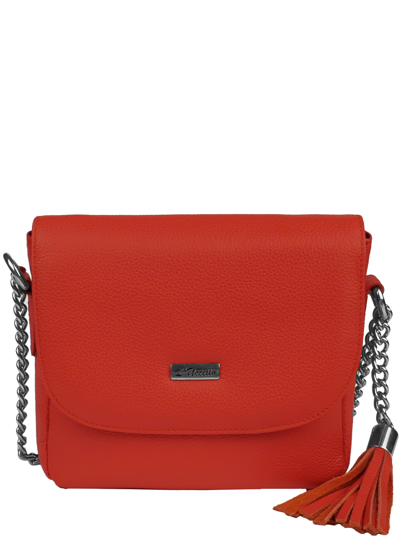 Комплект (брелок+сумка) женский LUccello 4051, красный L'Uccello. Цвет: красный