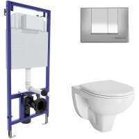 

Комплект унитаза с инсталляцией Berges Wasserhaus Novum 042427 с сиденьем Микролифт и клав