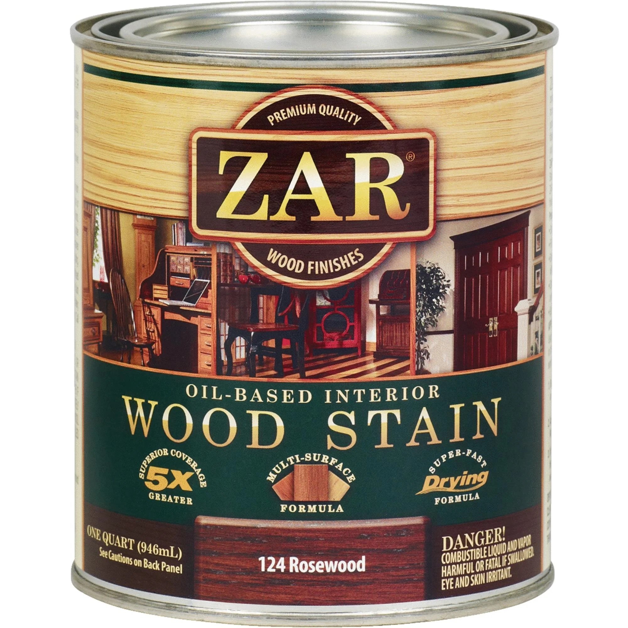 фото Льняное тонирующее масло zar oil base wood stain № 170 silk gray по дереву 0,95л.