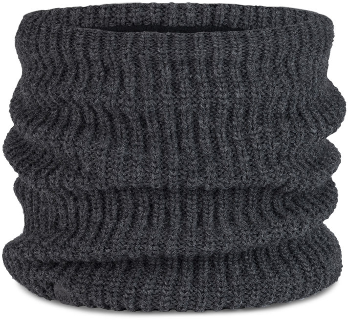 Вязаный шарф-труба с флисом Buff Knitted & Fleece Neckwarmer Jarn Graphite