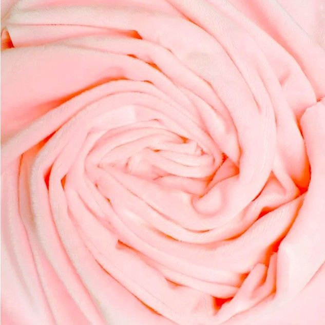 Ткань Плюш Felante (Розовая) 48х48 см
