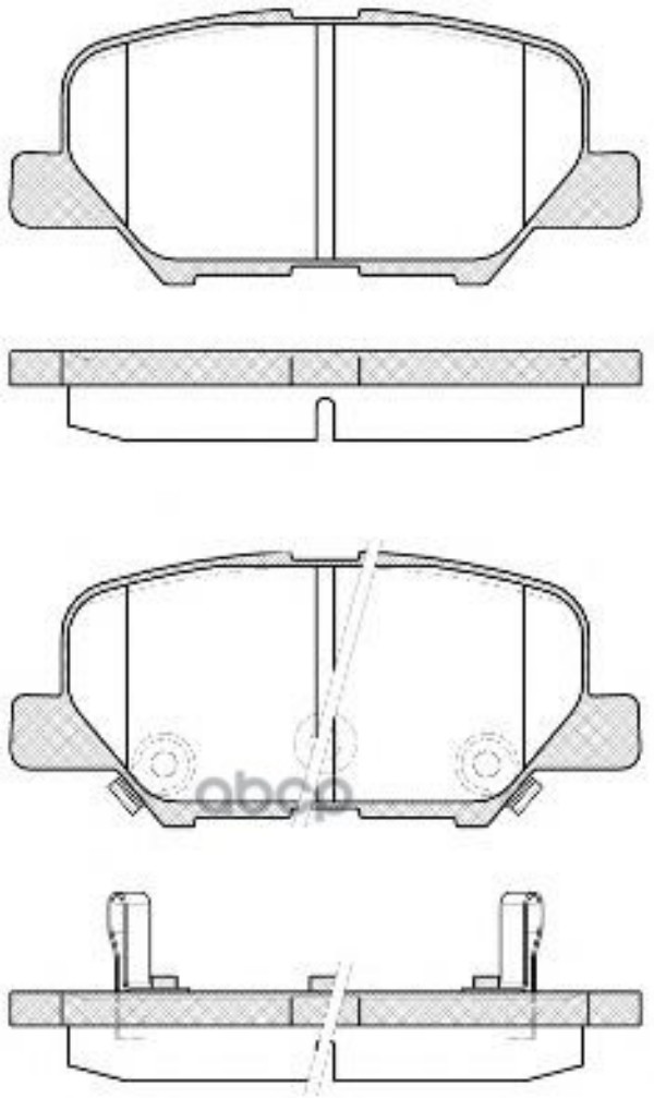 

Колодки Торм.Диск. Mazda 6 (Gj) (12/12-) Mits Outlander Iii (08/12-) Road house арт. 21536, 2153602