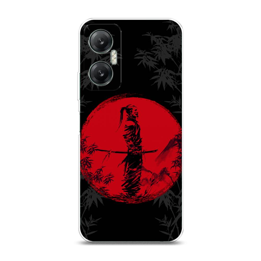 

Чехол на Infinix HOT 20 5G "Самурай на красном фоне", Черный;красный;серый, 3103250-4