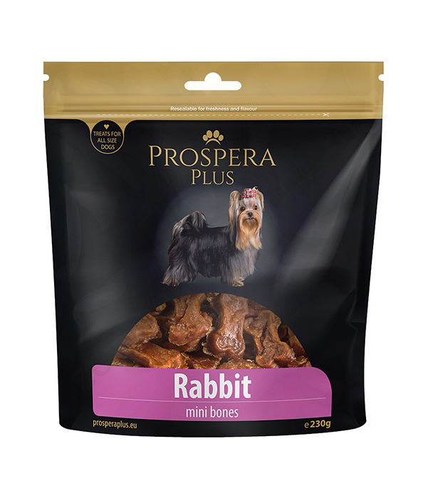 

Лакомство для собак Prospera Косточки из мяса кролика 230г
