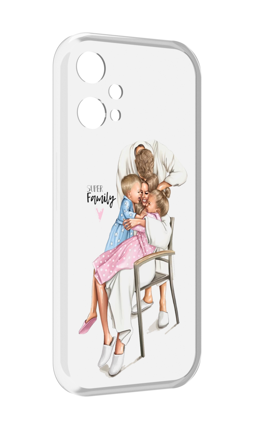 

Чехол MyPads Super-family для OnePlus Nord CE 2 Lite 5G, Прозрачный, Tocco