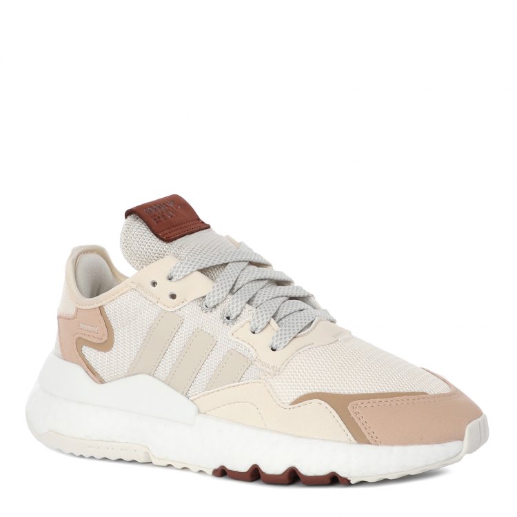 

Кроссовки женские Adidas NITE JOGGER W_2635906 бежевые 9 UK, NITE JOGGER W_2635906