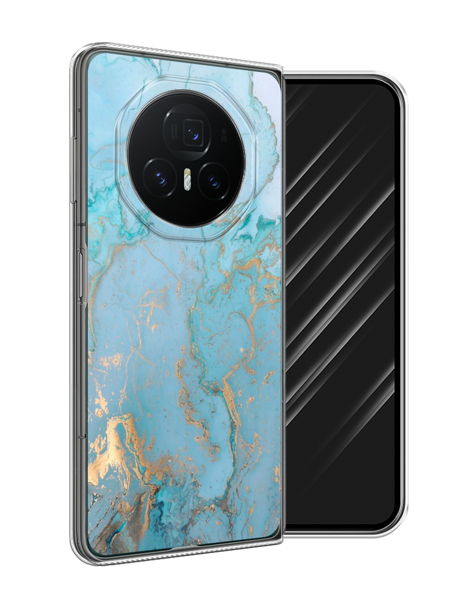 

Чехол Awog на Honor Magic V3 "Голубой мрамор рисунок", 6125050-1