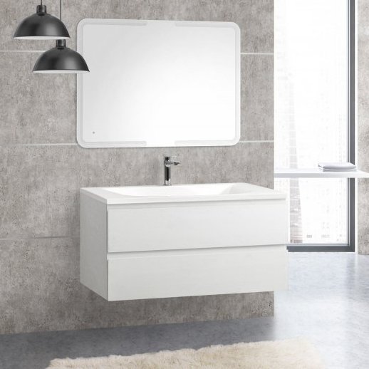 

Cezares Мебель для ванной Cezares Molveno 100 bianco ghiaccio