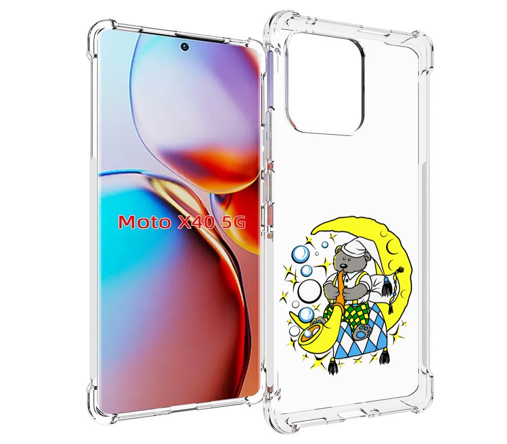 

Чехол MyPads Сырная луна для Motorola Moto X40, Прозрачный, Tocco