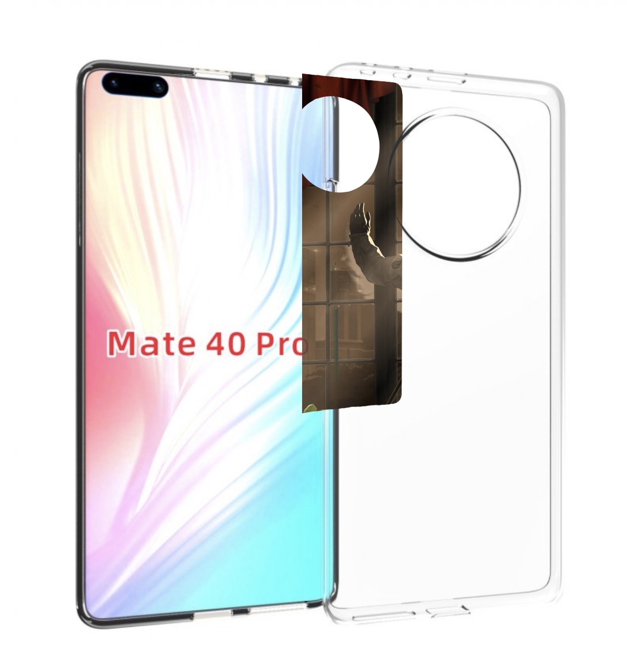 

Чехол MyPads Контр-Страйк-в-дыму для Huawei Mate 40 Pro (NOH-NX9), Прозрачный, Tocco