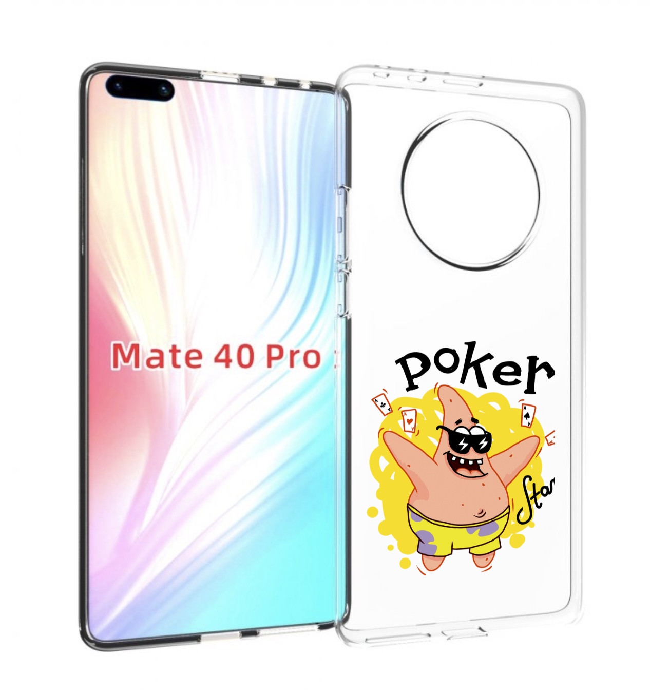 

Чехол MyPads Патрик для Huawei Mate 40 Pro (NOH-NX9), Прозрачный, Tocco