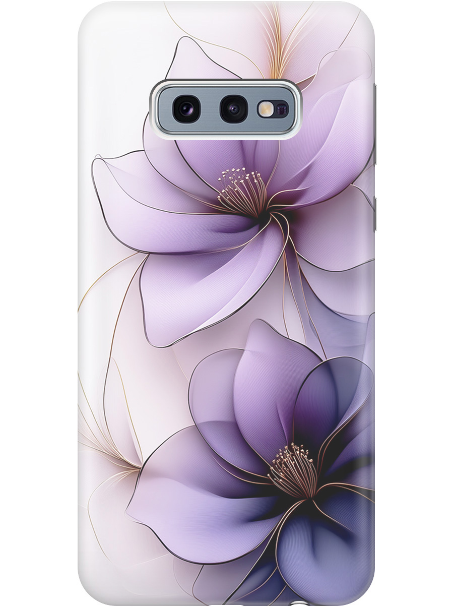 

Силиконовый чехол на Samsung Galaxy S10e с принтом "Сиреневые цветы", Прозрачный;белый;серый;фиолетовый, 720461221