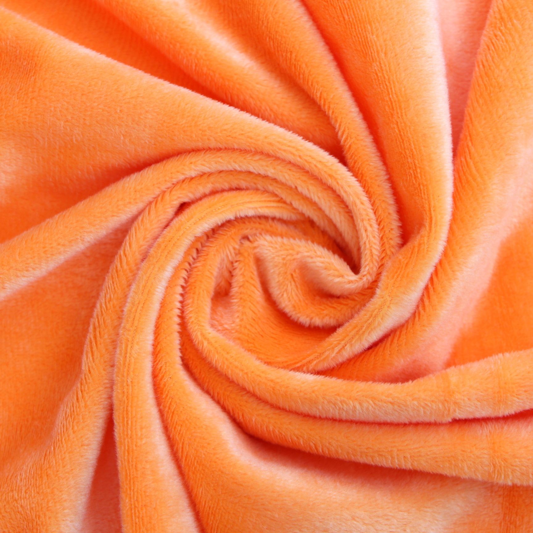 Ткань Плюш Felante (Оранжевая) 48х48 см
