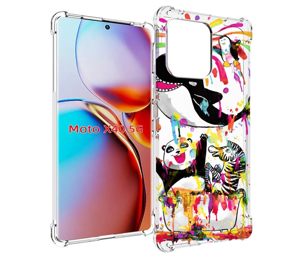 

Чехол MyPads Хиппи кит для Motorola Moto X40, Прозрачный, Tocco