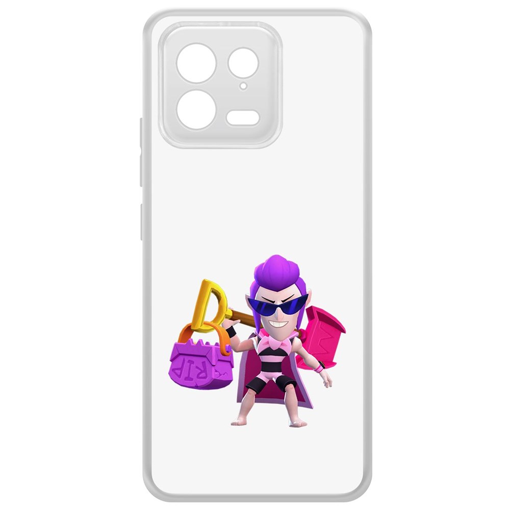 

Чехол-накладка Brawl Stars-Пляжный Мортис для Xiaomi 13, Прозрачный