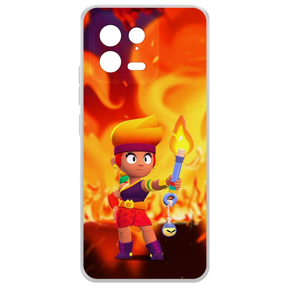 

Чехол-накладка Brawl Stars-Амбер для Xiaomi 13, Прозрачный
