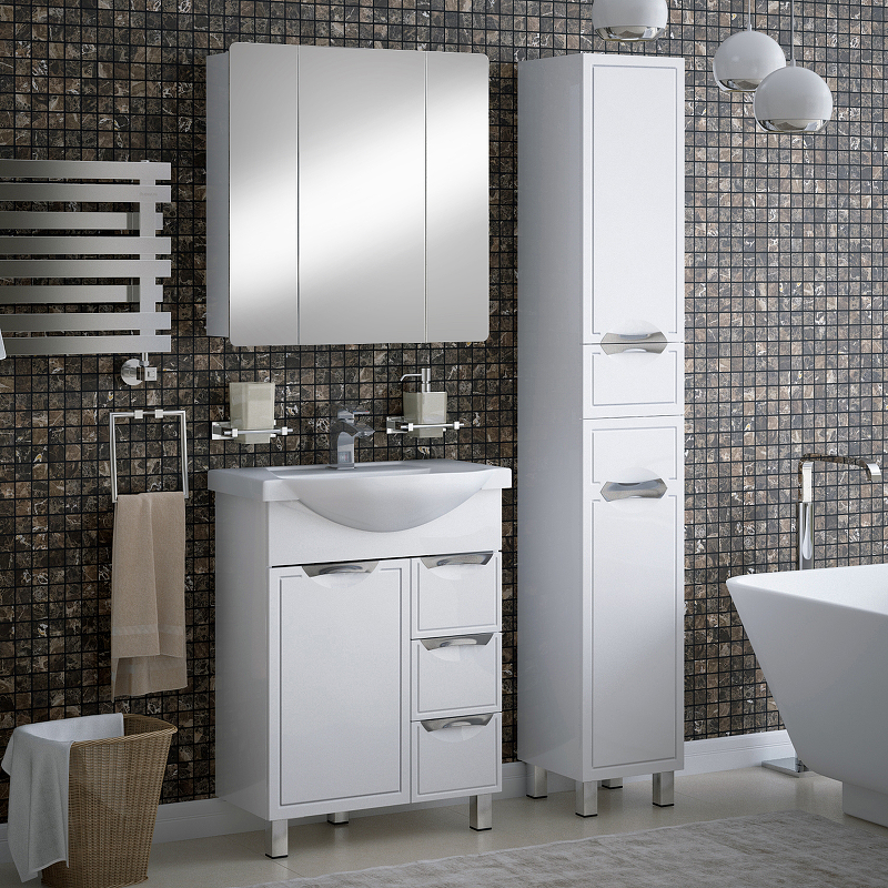 

Corozo Мебель для ванной Corozo Монро 65 Z3 белая