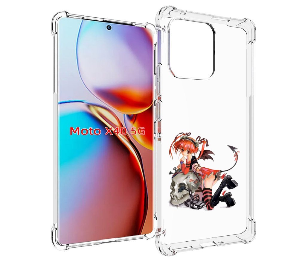 

Чехол MyPads аниме для Motorola Moto X40, Прозрачный, Tocco