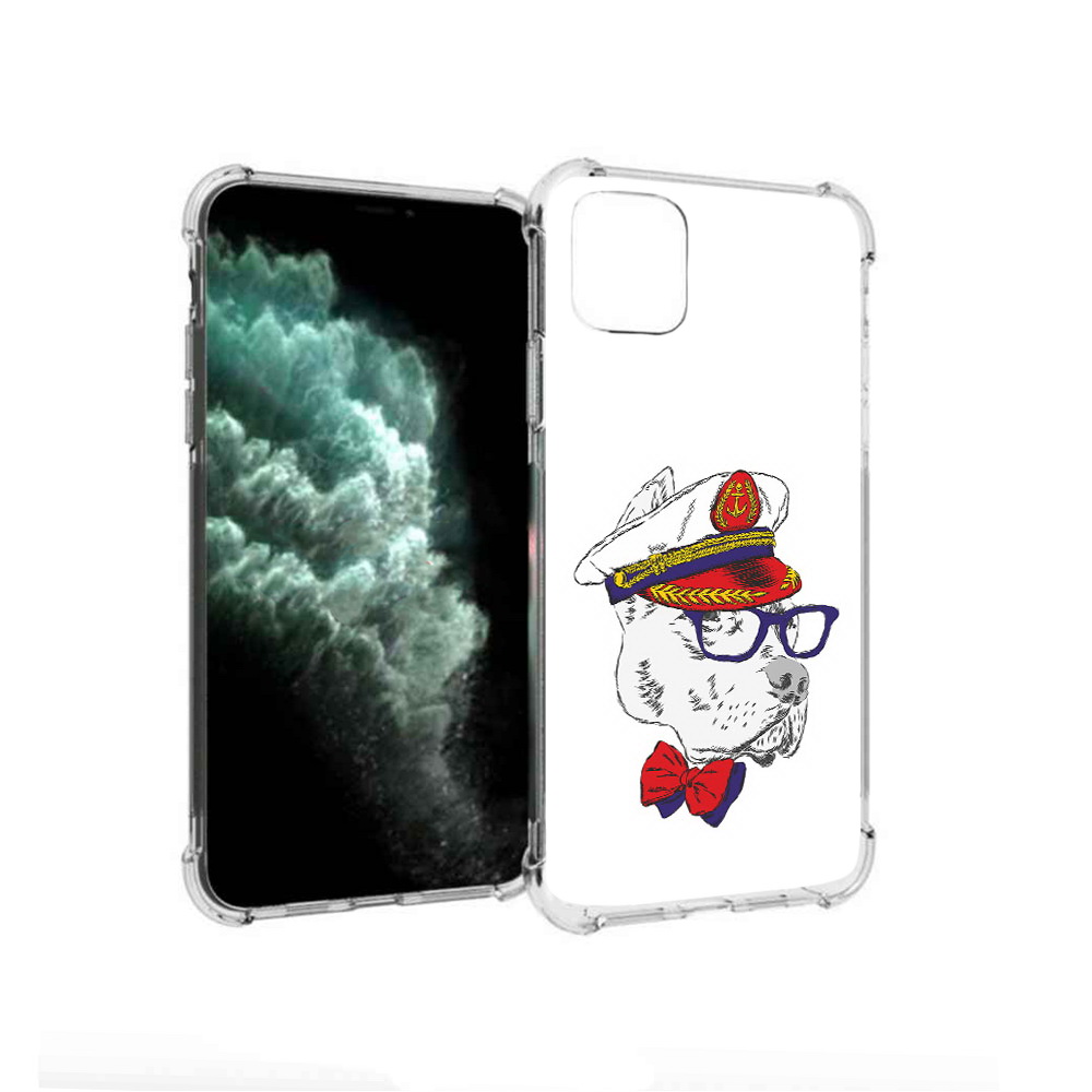 

Чехол MyPads Tocco для Apple iPhone 11 Pro Max бульдог (PT142698.615.251), Прозрачный, Tocco