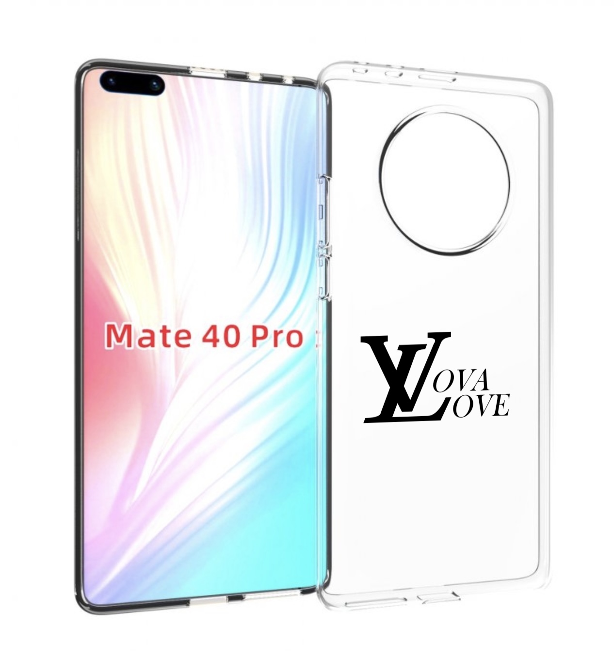 

Чехол MyPads Лова-лове для Huawei Mate 40 Pro (NOH-NX9), Прозрачный, Tocco