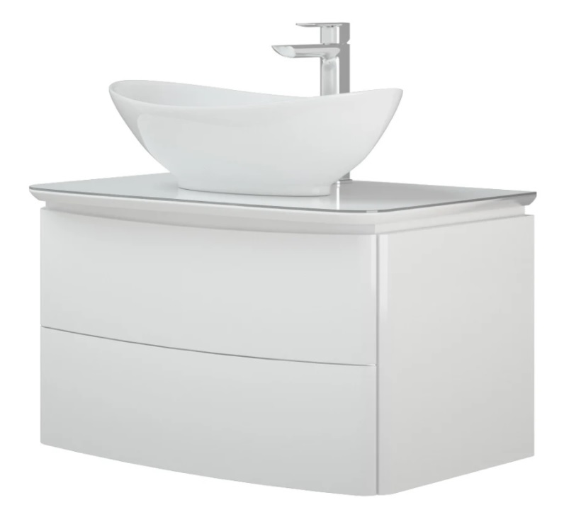 

Corozo Тумба с раковиной Corozo Огайо 75 Z2 белый