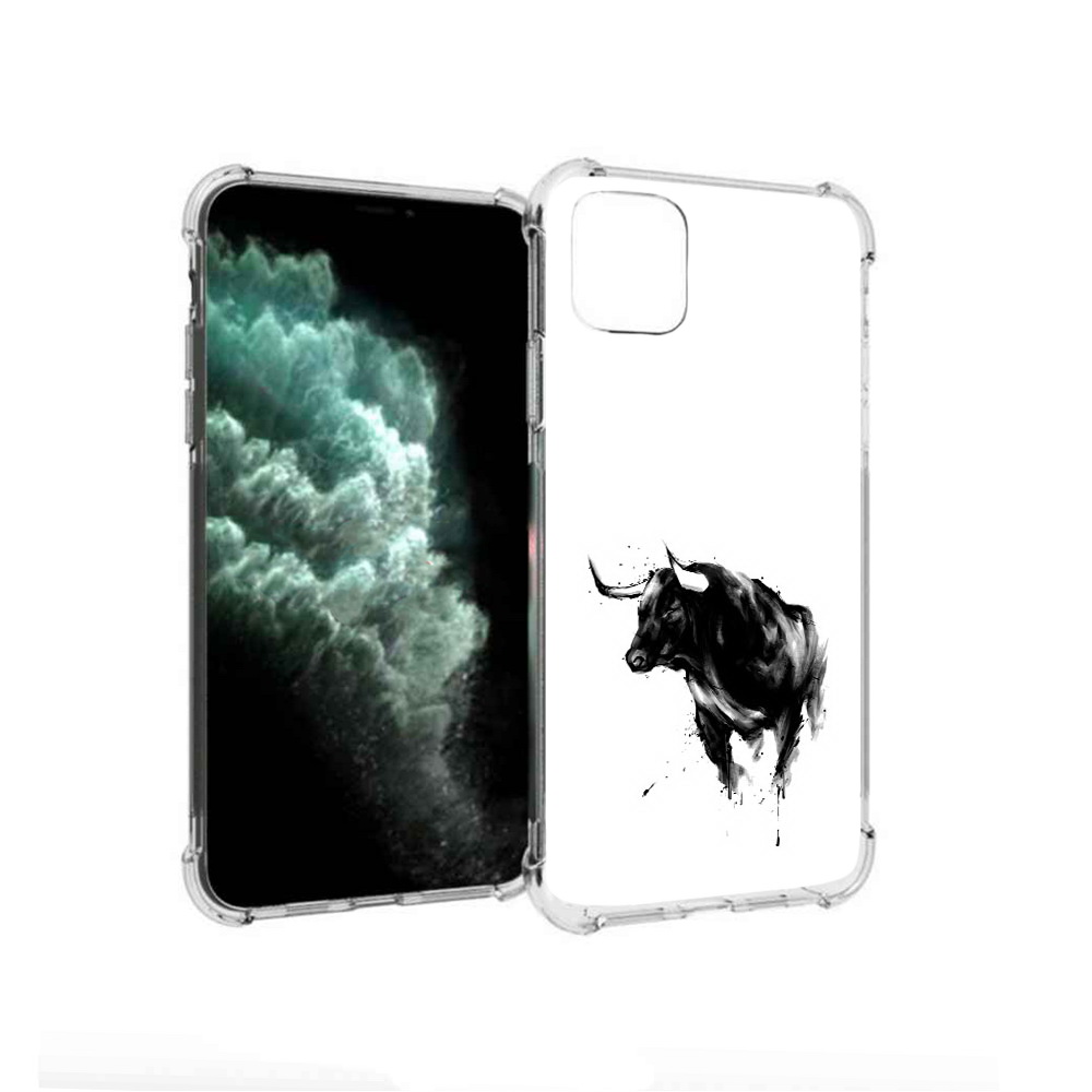 

Чехол MyPads Tocco для Apple iPhone 11 Pro Max бык (PT142698.615.254), Прозрачный, Tocco