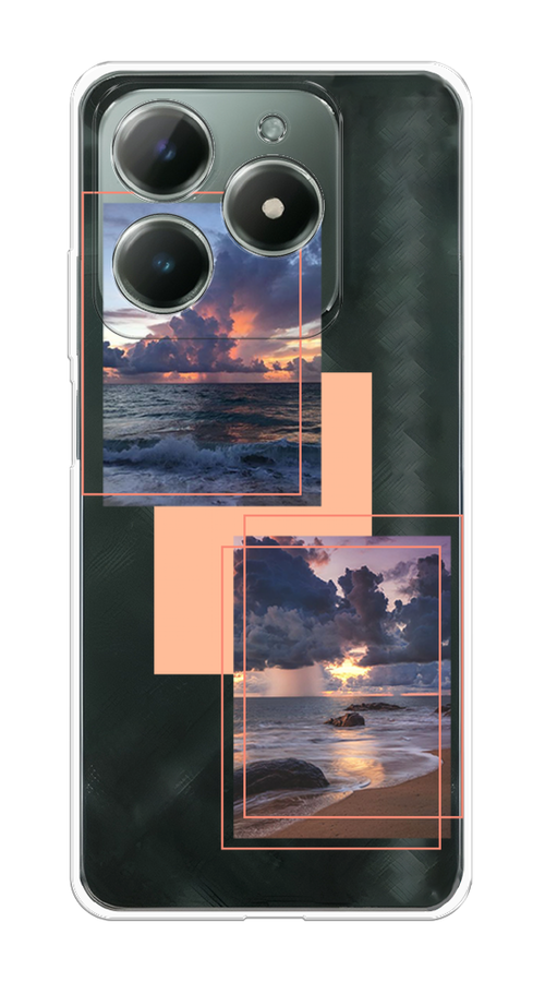 

Чехол на Realme C61 4G (Global) "Sky collage", Розовый;прозрачный;синий, 2518050-1