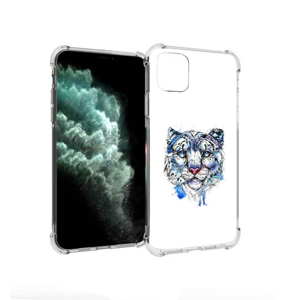 

Чехол MyPads Tocco для Apple iPhone 11 Pro Max водяной тигр (PT142698.615.263), Прозрачный, Tocco
