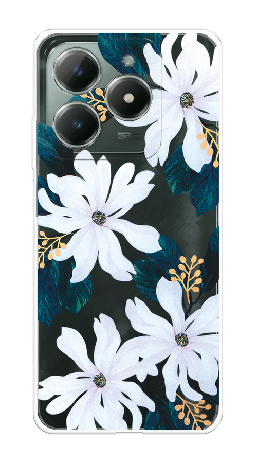 

Чехол на Realme C61 4G (Global) "Delilah Flower", Зеленый;белый, 2518050-1
