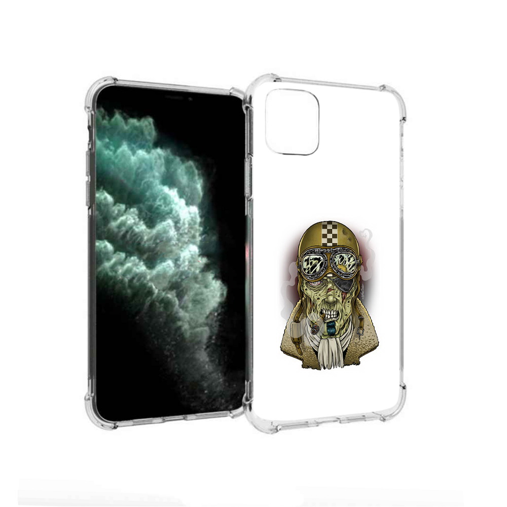 

Чехол MyPads Tocco для Apple iPhone 11 Pro Max военный зомби (PT142698.615.264), Прозрачный, Tocco