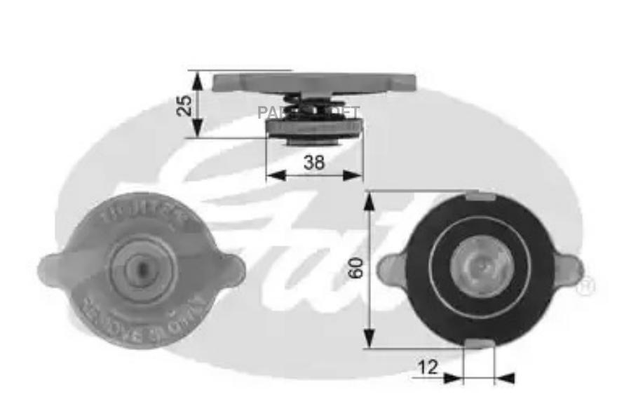 

Крышка радиатора RC132 (7410-30074)