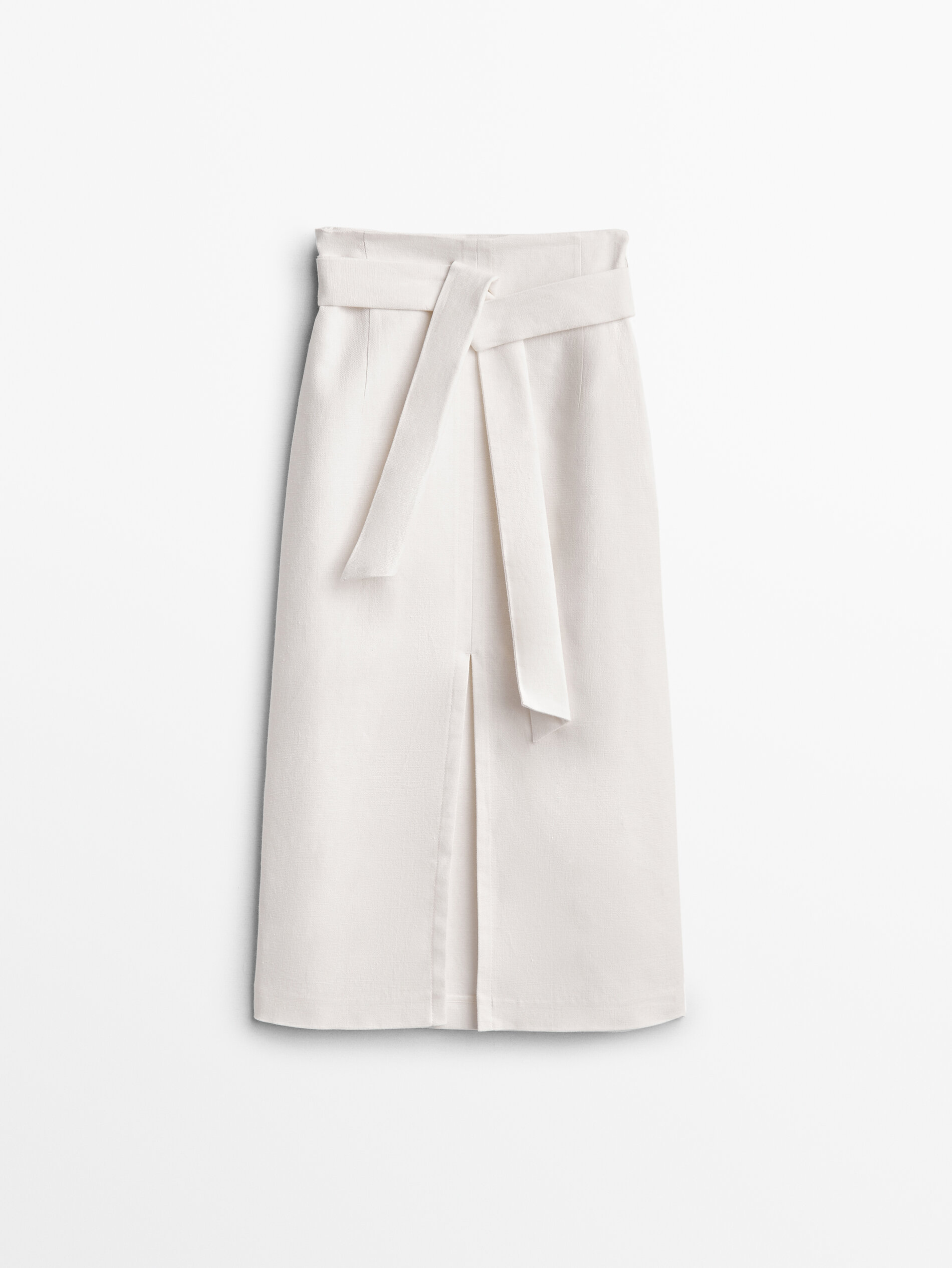 

Юбка женская Massimo Dutti 09301954250 белая M, 09301954250