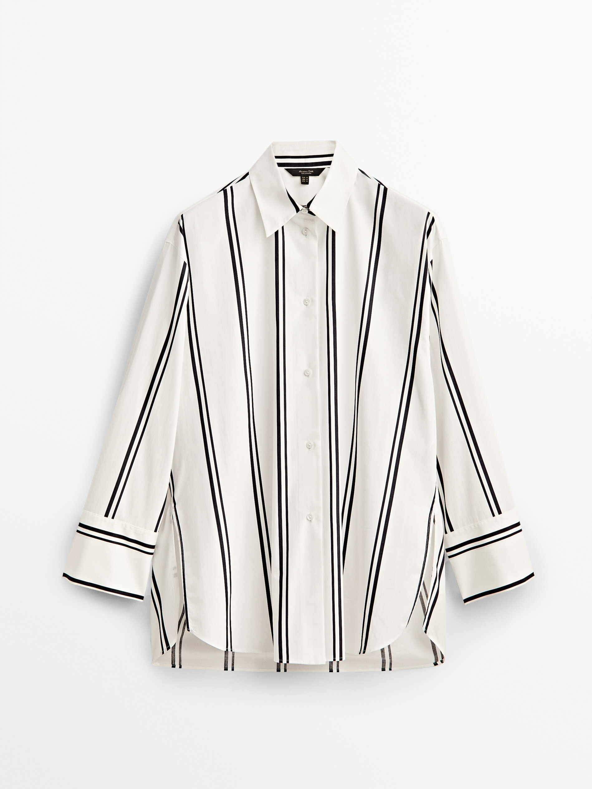 

Рубашка женская Massimo Dutti 05116845401 синяя M, 05116845401