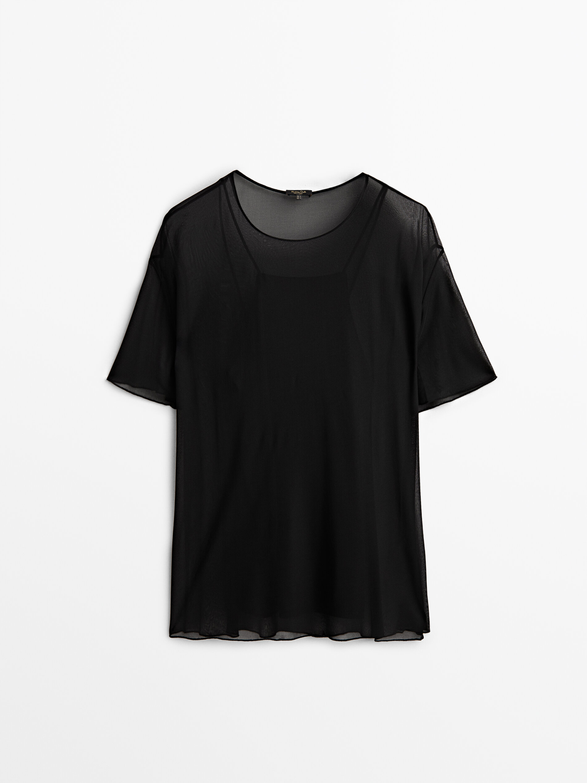 

Блуза женская Massimo Dutti 06807756800 черная XS, 06807756800