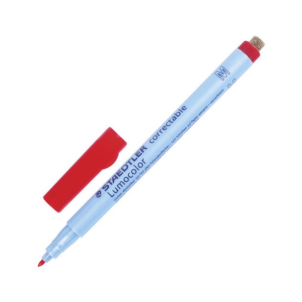 

Маркер универсальный со стирателем STAEDTLER КРАСНЫЙ 1мм 305 M-2