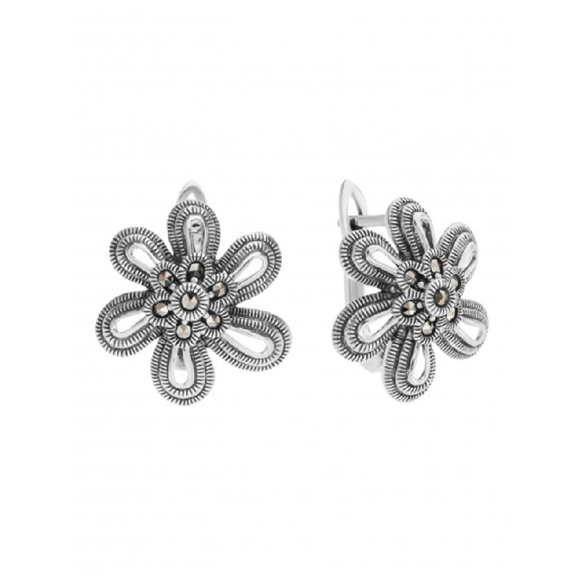 

Серьги из серебра с марказитом Марказит HE0219 12988097, HE0219 12988097