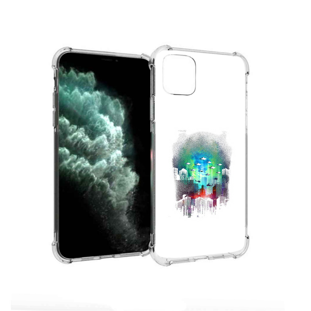 

Чехол MyPads Tocco для Apple iPhone 11 Pro Max город в свечении (PT142698.615.296), Прозрачный, Tocco