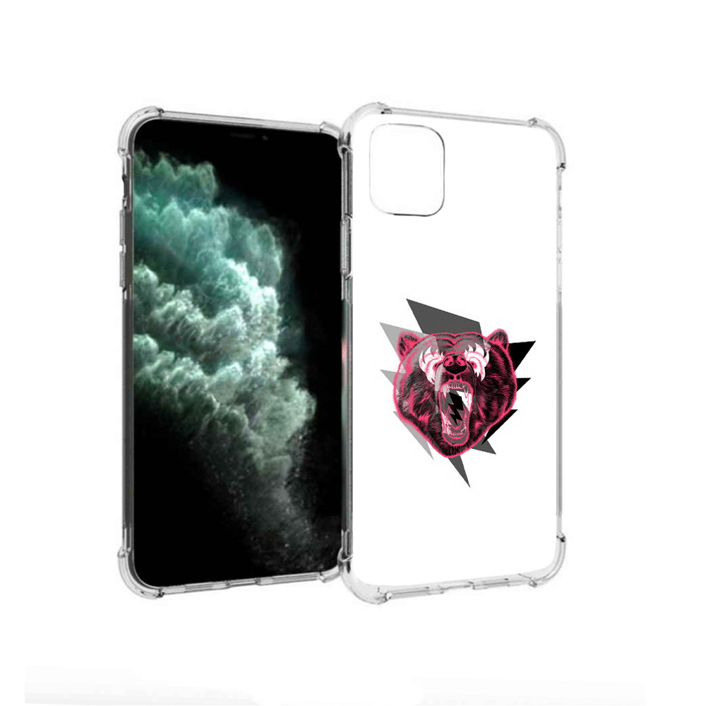 

Чехол MyPads Tocco для Apple iPhone 11 Pro Max грозовой медведь (PT142698.615.301), Прозрачный, Tocco