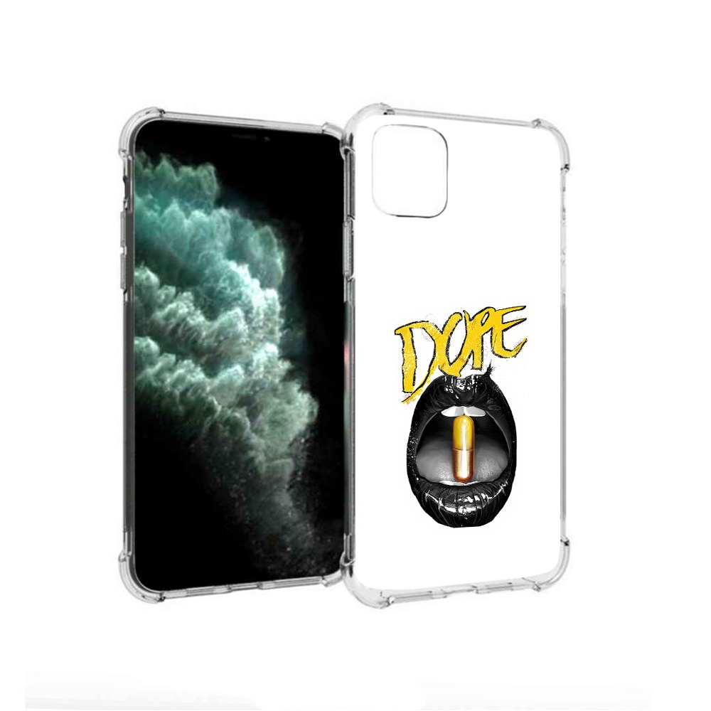 

Чехол MyPads Tocco для Apple iPhone 11 Pro Max губы (PT142698.615.303), Прозрачный, Tocco