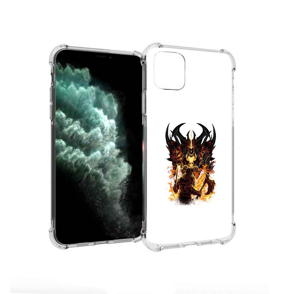 

Чехол MyPads Tocco для Apple iPhone 11 Pro Max демон shadow fiend (PT142698.615.318), Прозрачный, Tocco