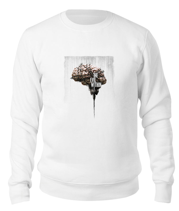 

Свитшот унисекс Printio The evil within белый L, The evil within