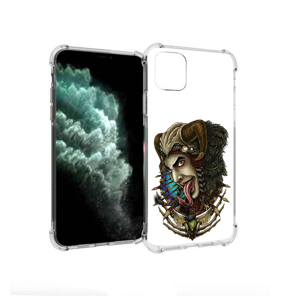 

Чехол MyPads Tocco для Apple iPhone 11 Pro Max длинный язык (PT142698.615.330), Прозрачный, Tocco