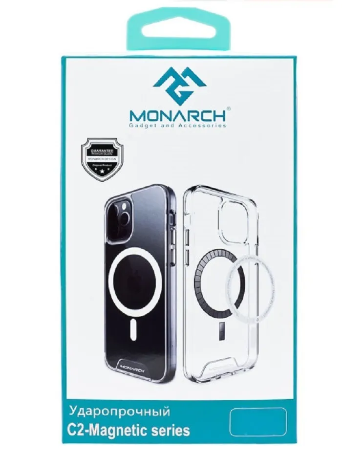 Чехол прозрачный магнитный Monarch C2 Magnetic Series для iPhone 12