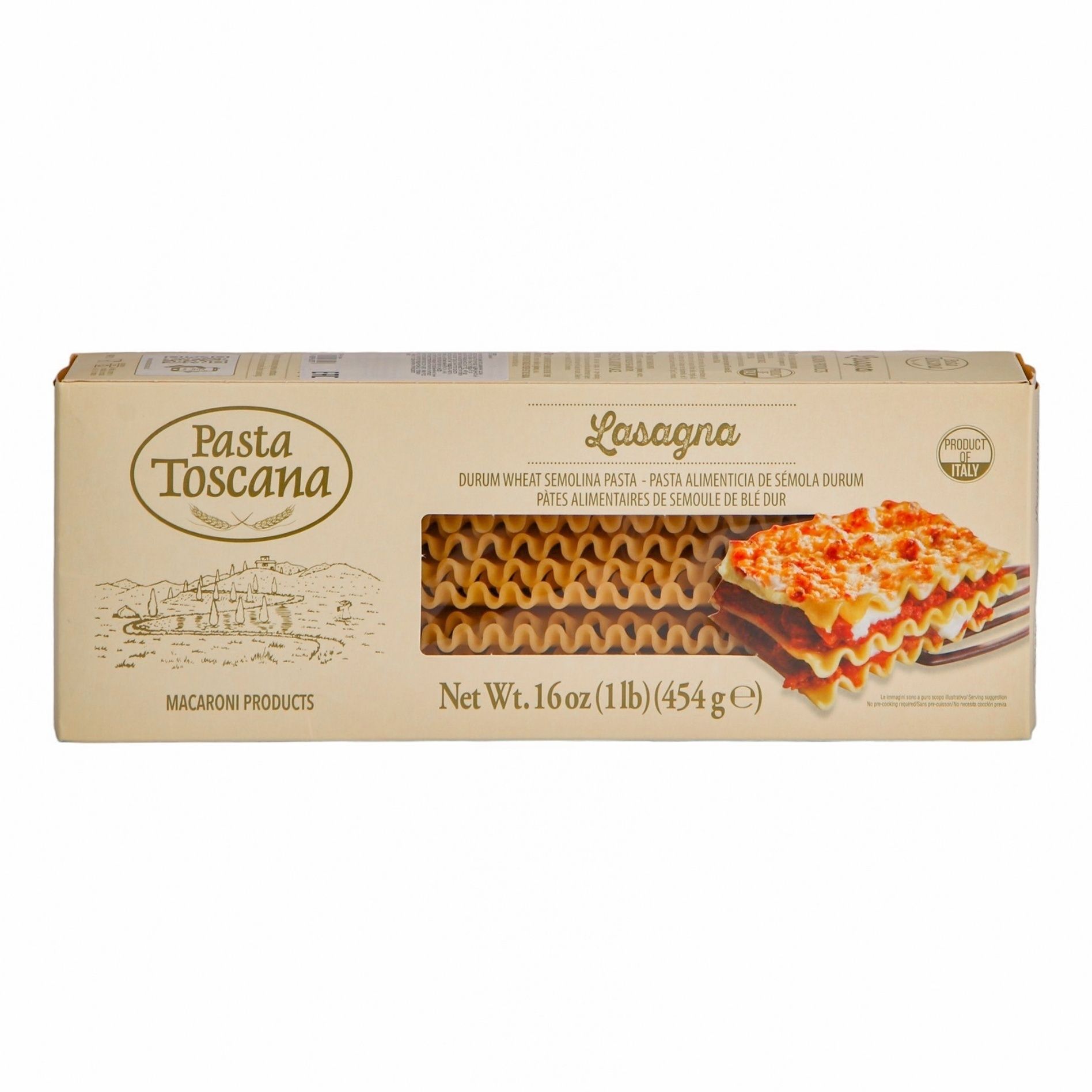 

Макаронные изделия Fabianelli Lasagne 454 г