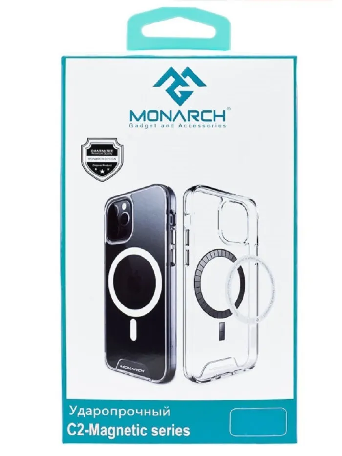 Чехол прозрачный магнитный Monarch C2 Magnetic Series для iPhone 13